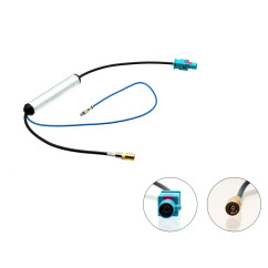 ADAPTATEUR D ANTENNE DAB FAKRA MALE SMB FEMELLE AMPLIFIE
