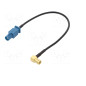 ADAPTATEUR D ANTENNE DAB FAKRA MALE SMB FEMELLE CABME 15cm