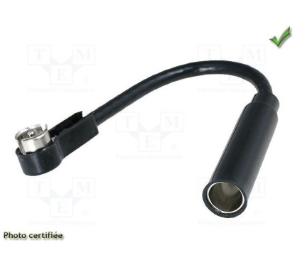 ADAPTATEUR D ANTENNE DIN FEMELLE ISO MALE 15CM