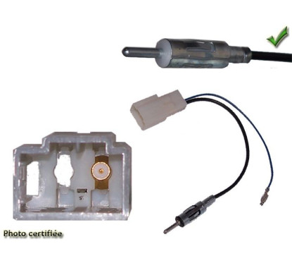 ADAPTATEUR D ANTENNE DIN PEUGEOT 108 2014-