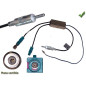 ADAPTATEUR D ANTENNE DOUBLE 1 FAKRA 1 ISO AUDI VERS DIN
