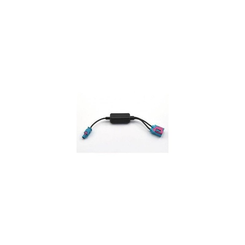 ADAPTATEUR D ANTENNE DOUBLE FAKRA FEMELLE VERS SIMPLE FAKRA MALE AUDI 2008- ADAPTATEUR D ANTENNE DOUBLE FAKRA FEMELLE VERS SIMPLE FAKRA MALE AUDI 2008-