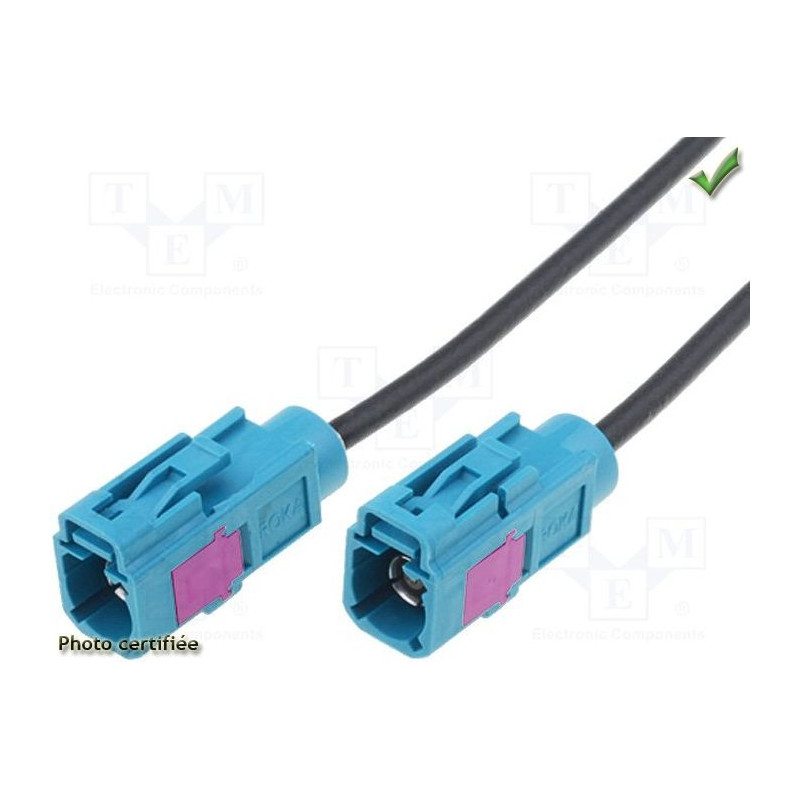 ADAPTATEUR D ANTENNE FAKRA FEMELLE / FEMELLE 15CM