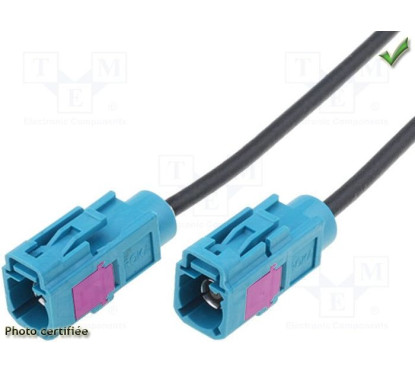 ADAPTATEUR D ANTENNE FAKRA FEMELLE / FEMELLE 15CM