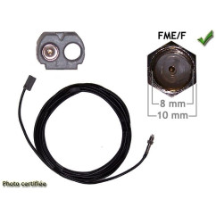 ADAPTATEUR D ANTENNE GSM/GPS FME/M - FAKRA DOUBLE/M POUR OPEL LONG 6M