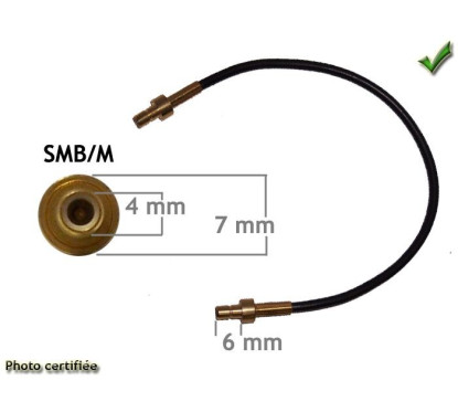ADAPTATEUR D ANTENNE GSM/GPS SMB/M - SMB/M