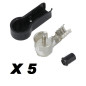 ADAPTATEUR D ANTENNE ISO MALE A SERTIR PACK DE 5 VRAC