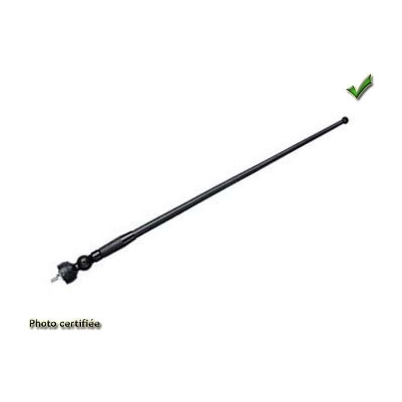 ANTENNE AILE OU DE TOIT UNIVERSELLE CAOUTCHOUC NOIRE AVEC UN CABLE