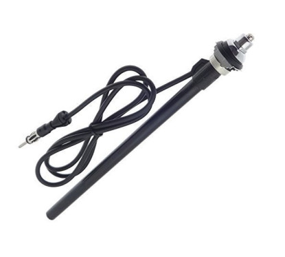 ANTENNE AILE UNIVERSELLE 4 BRINS TELESCOPIQUE CHROME