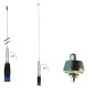 ANTENNE CB A PERCER ORIENTABLE 1m50 MS145 AVEC PRISE PL