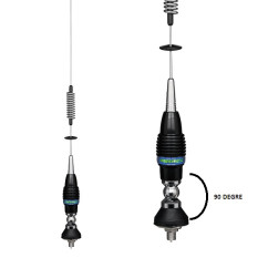 ANTENNE CB FIXE PRESIDENT KENTUKY AVEC PRISE PL 0M75
