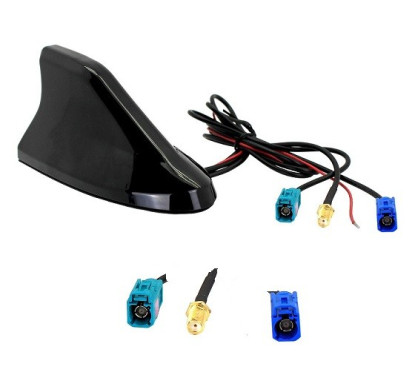 ANTENNE GPS FM ET DAB TOIT TYPE AILERON REQUIN CONNECTEUR FAKRA