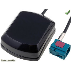 ANTENNE GPS MINI ADHESIVE 3.5M RG174 FAKRA VERT FEMELLE