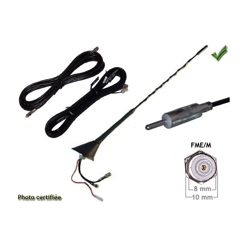 ANTENNE GSM ET RADIO TOIT VOLKSWAGEN GOLF3 TYP 16S 900/1800MHZ AM/FM LONG 5M