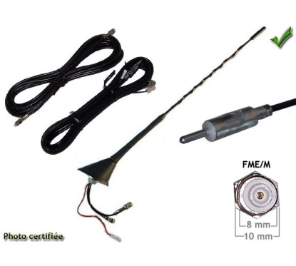 ANTENNE GSM ET RADIO TOIT VOLKSWAGEN GOLF3 TYP 16S 900/1800MHZ AM/FM LONG 5M