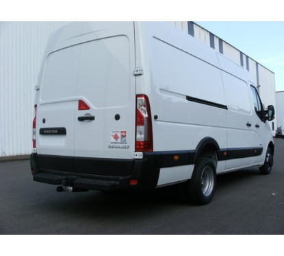 ATTELAGE RENAULT MASTER IV 2020- FOURGON PROPULSION ROUES JUMELEES - ROTULE EQUERRE