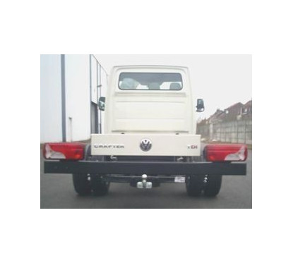ATTELAGE VOLKSWAGEN CRAFTER ROUES JUMELEES (ATTENTION R POUR MERCEDES E) - ROTULE EQUERRE -ATTACHE REMORQUE ATNOR