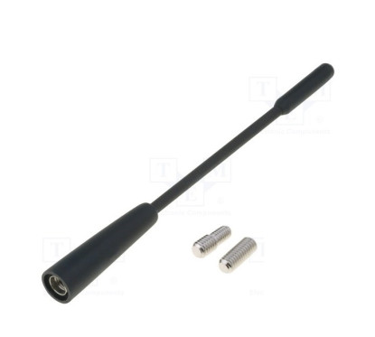 BRIN ANTENNE AUTORADIO 14CM COURTE SOUPLE DIAMETRE 5 OU 6MM...