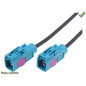 CABLE ANTENNE FAKRA FEMELLE / FEMELLE 2 METRES