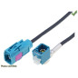 CABLE ANTENNE FAKRA FEMELLE / FEMELLE 90° 2 METRES