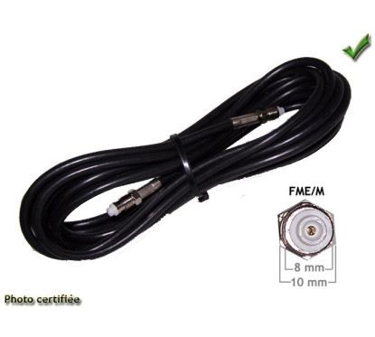 CABLE ANTENNE FME-FME 5M
