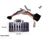 CABLE SPECIFIQUE AUTORADIO ISO ALPINE 16PINS 22X10MM CDA CDE CDM CTM TDA TDM
