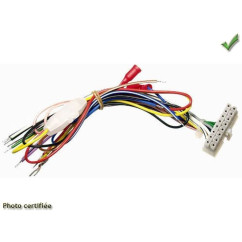 CABLE SPECIFIQUE AUTORADIO ISO KENWOOD 14PINS 30X10MM KRC