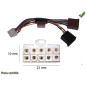 CABLE SPECIFIQUE AUTORADIO ISO PHILIPS 10PINS 23X10MM