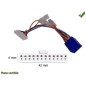 CABLE SPECIFIQUE AUTORADIO ISO PIONEER 12PINS 42X6MM KEH KEHP
