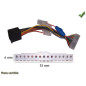 CABLE SPECIFIQUE AUTORADIO ISO PIONEER 15PINS 53X6MM KEHP MEHP KEXP