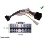 CABLE SPECIFIQUE AUTORADIO ISO PIONEER 16PINS 30X13MM DEHP