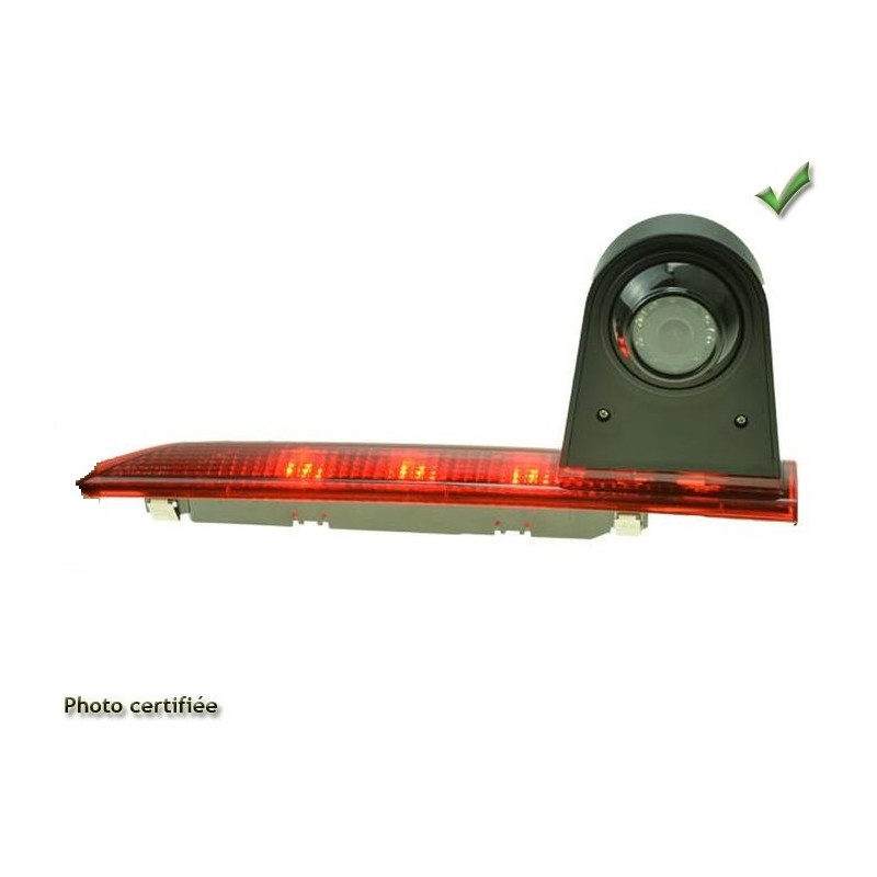 CAMERA DE RECUL DANS 3IEME FEU DE STOP FORD TRANSIT CUSTOM (V362) 13-2016 A LED