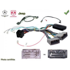 CDE AU VOLANT  POUR JEEP COMPASS 2005-2010 AVEC EVIC U-CONNECT