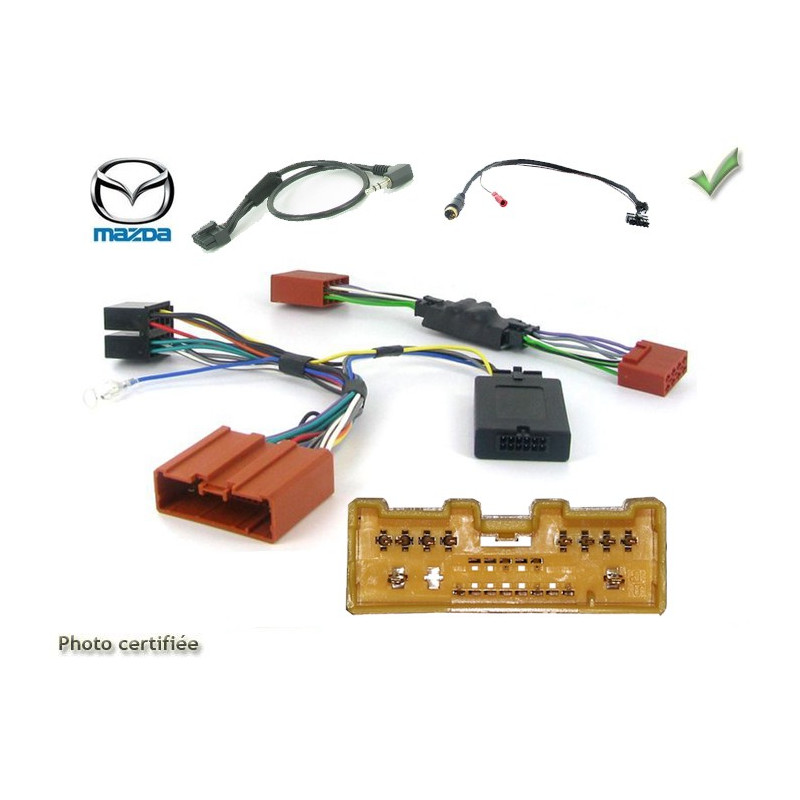 CDE AU VOLANT ALPINE POUR MAZDA 3 2009- 6 2010- AVEC AMPLI CDE AU VOLANT ALPINE POUR MAZDA 3 2009- 6 2010- AVEC AMPLI