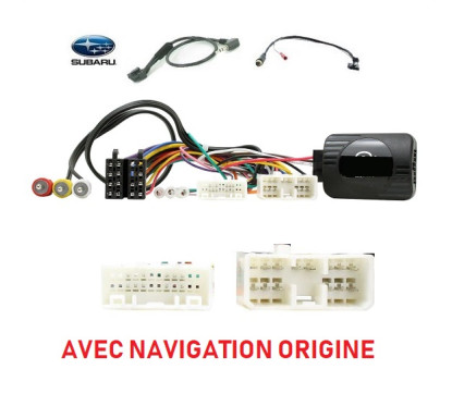 CDE AU VOLANT ALPINE POUR SUBARU IMPREZA WRX 2007-2011 AVEC NAVIGATION ORIGINE