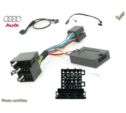 CDE AU VOLANT CLARION POUR AUDI 1996-2001 A2 A3 A4 A6 A8 TT ISO SANS AMPLI