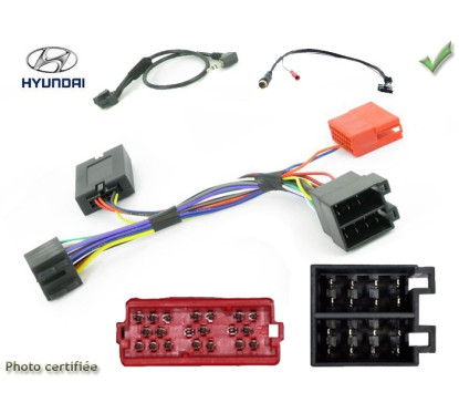 CDE AU VOLANT CLARION POUR HYUNDAI I10 2008- I20 2008- I30 2009-2012 ISO