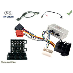 CDE AU VOLANT CLARION POUR HYUNDAI IX35 2010- AVEC NAVIGATION ET AMPLI