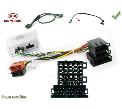 CDE AU VOLANT CLARION POUR KIA SPORTAGE 2010-2014 SANS NAV AVEC AMPLI