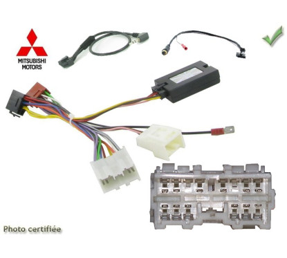CDE AU VOLANT CLARION POUR MITSUBISHI COLT 2009-