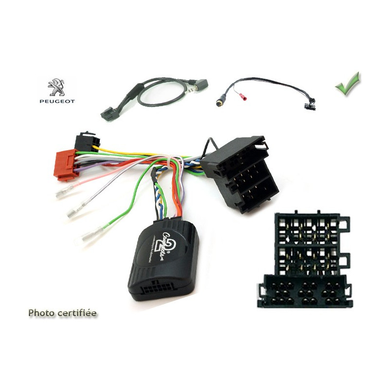 CDE AU VOLANT CLARION POUR PEUGEOT BOXER 2008-2013