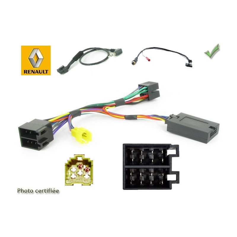 CDE AU VOLANT CLARION POUR RENAULT 2000-2005 SANS ECRAN DEPORTE ISO CDE AU VOLANT CLARION POUR RENAULT 2000-2005 SANS ECRAN DEPORTE ISO