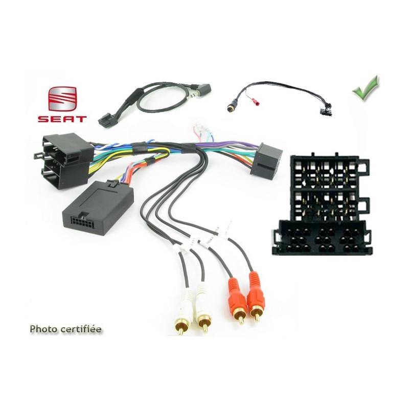 CDE AU VOLANT CLARION POUR SEAT EXEO 2009- ISO CDE AU VOLANT CLARION POUR SEAT EXEO 2009- ISO