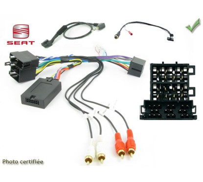 CDE AU VOLANT CLARION POUR SEAT EXEO 2009- ISO