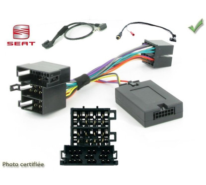 CDE AU VOLANT CLARION POUR SEAT IBIZA 1999-2008 LEON 2000-2005 ISO
