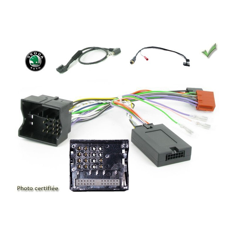 CDE AU VOLANT CLARION POUR SKODA FABIA 2007- OCTAVIA 2004- FAKRA CDE AU VOLANT CLARION POUR SKODA FABIA 2007- OCTAVIA 2004- FAKRA