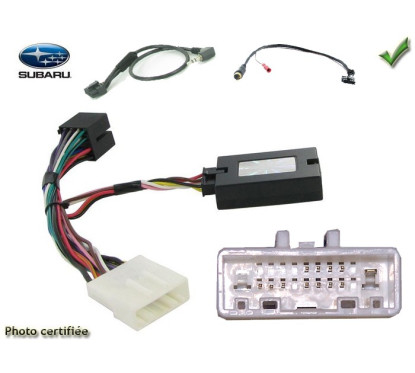 CDE AU VOLANT CLARION POUR SUBARU IMPREZA 12-15 XV 12-15 AVEC TOUCHES DE TELEPH