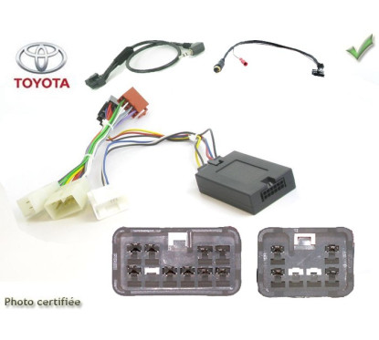 CDE AU VOLANT CLARION POUR TOYOTA AVENSIS COROLLA RAV4 2004-