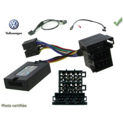 CDE AU VOLANT CLARION POUR VOLKSWAGEN CROSS FOX 2005- ISO MINI-ISO