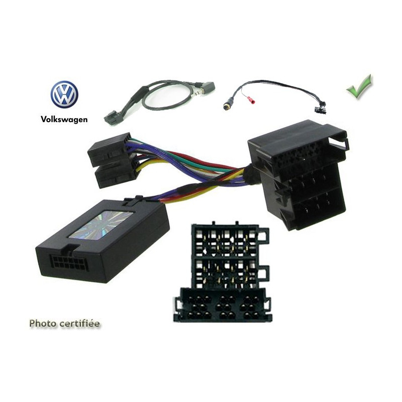 CDE AU VOLANT CLARION POUR VOLKSWAGEN CROSS FOX 2005- ISO MINI-ISO CDE AU VOLANT CLARION POUR VOLKSWAGEN CROSS FOX 2005- ISO MINI-ISO